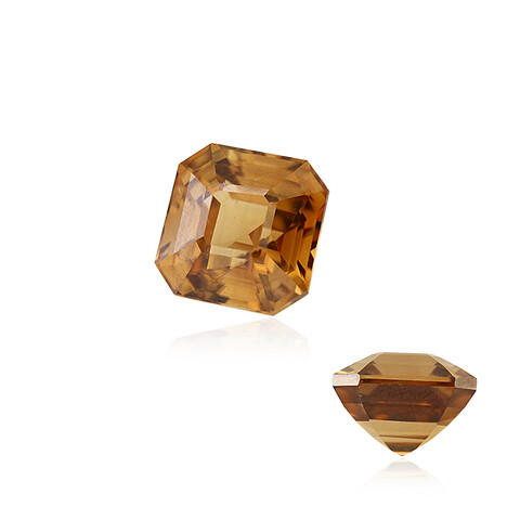 Edelsteen met een Champagne Zirkoon 5,7 ct