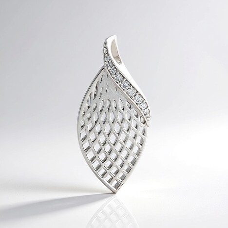 Ciondolo in argento con Zircone (MONOSONO COLLECTION)
