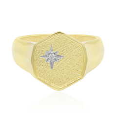 Anello in argento con Diamante I1 (G)