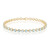 Himmelblauer Topas-Silberarmband