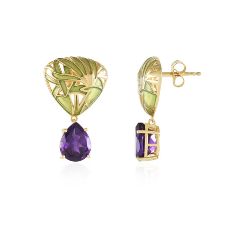 Amethyst-Silberohrringe (Adela Silber)