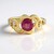Anello in argento con Zaffiro Rosa del Madagascar