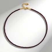 Collana in argento con Granato Mozambico