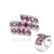 Anello in argento con Rodolite