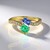 Bague en or et Emeraude de Russie (Adela Gold)