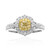 Anillo en oro con Diamante amarillo SI2 (CIRARI)
