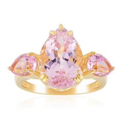 Zilveren ring met een kunziet