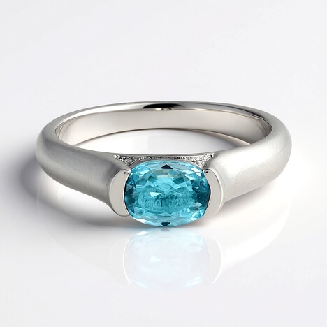 Anello in argento con Zircone Ratanakiri