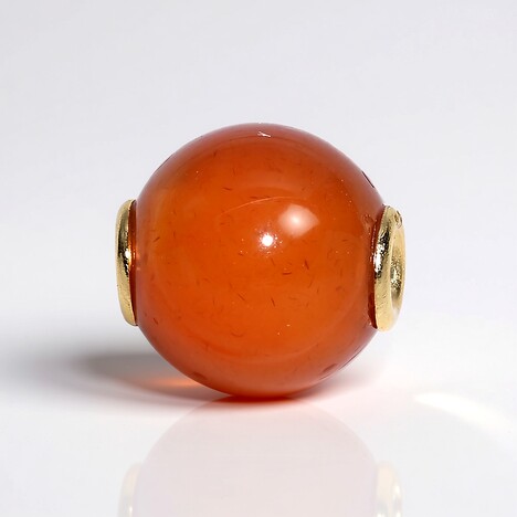 Ciondolo in argento con Agata Rossa (MONOSONO COLLECTION)