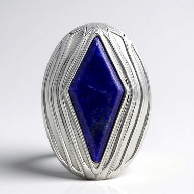Zawieszka ze srebra - Lapis lazuli (MONOSONO COLLECTION)