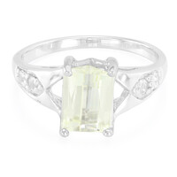 Anello in argento con Kunzite Canarino