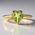 Anello in argento con Peridoto
