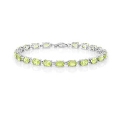 Peridot-Silberarmband