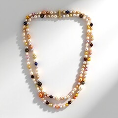 Collana in argento con Perla d'Acqua Dolce Bianca