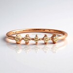 Anello in oro con Diamante Rose de France SI1 di Argyle (Annette)