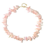 Collar en plata con Morganita de Madagascar (Riya)