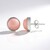 Orecchini in argento con Opale Rosa (de Melo Essence)