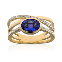 Anello in oro con Tanzanite AAA (CIRARI)