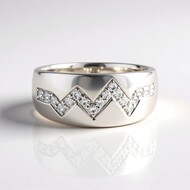 Anello in argento con Zircone