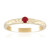 Roter Beryll-Goldring