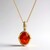 Collana in oro con Opale di Fuoco Messicano (CIRARI)