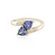 Anello in oro con Tanzanite (non riscaldata) (Adela Gold)
