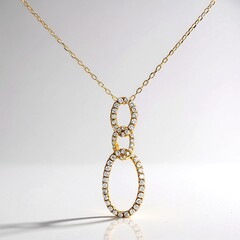 Collana in oro con Diamante I1 (H)
