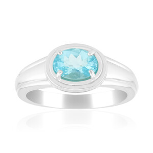 Anello in argento con Apatite Blu (Pallanova)