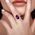 Marokkanischer Amethyst-Silberring