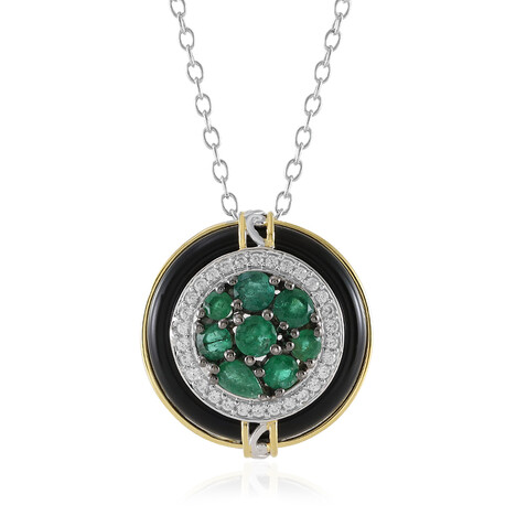 Edelstein-Silberhalskette (Gems en Vogue)