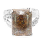 Dinosaurier-Quarz-Silberring