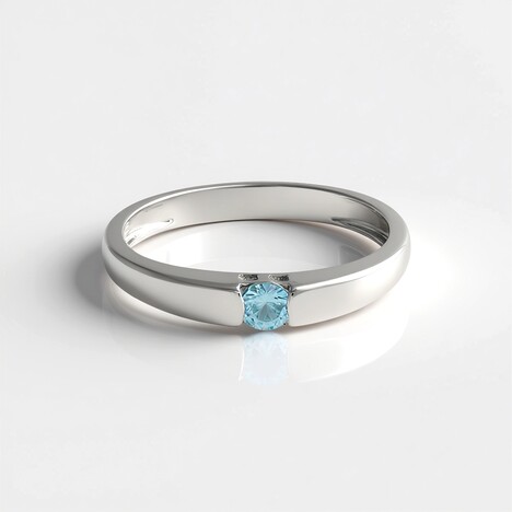 Bague en argent et Zircon de Ratanakiri