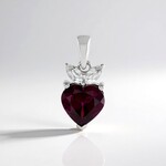 Ciondolo in argento con Rodolite di Naktamunda