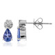 Boucles d'oreilles en or et Tanzanite AAA