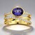 Anello in oro con Tanzanite AAA (CIRARI)