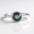 Anello in argento con Topazio Mistico
