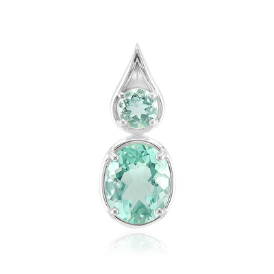 Ciondolo in argento con Fluorite Braldu (Pallanova)