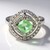 Anello in argento con Prehnite