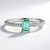 Anello in argento con Smeraldo Color Paraiba