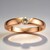 Anello in oro con Diamante Rose de France SI1 di Argyle (Annette)