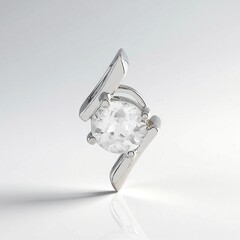 Ciondolo in argento con Zircone (Adela Silber)