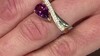 Gouden ring met een Tanga granaat (de Melo Gold)