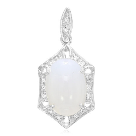 Turkish Chalcedony Silver Pendant
