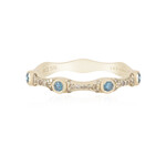 Gouden ring met I2 Blauwe Diamanten (SUHANA)