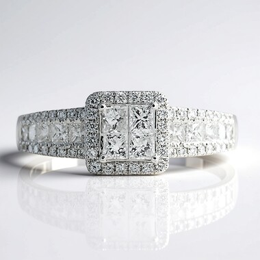 Anillo en oro con Diamante SI1 (H) (CIRARI)
