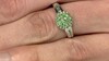 Anillo en plata con Tsavorita de Tanzania