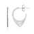 I2 Champagner-Diamant-Silberohrringe (Ornaments by de Melo)