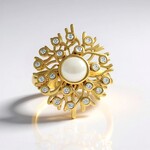 Anello in argento con Acquamarina Brasiliana (de Melo Essence)