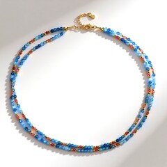 Collana in argento con Acquamarina Brasiliana (Riya)
