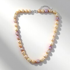 Collana in argento con Perla di Acqua Dolce